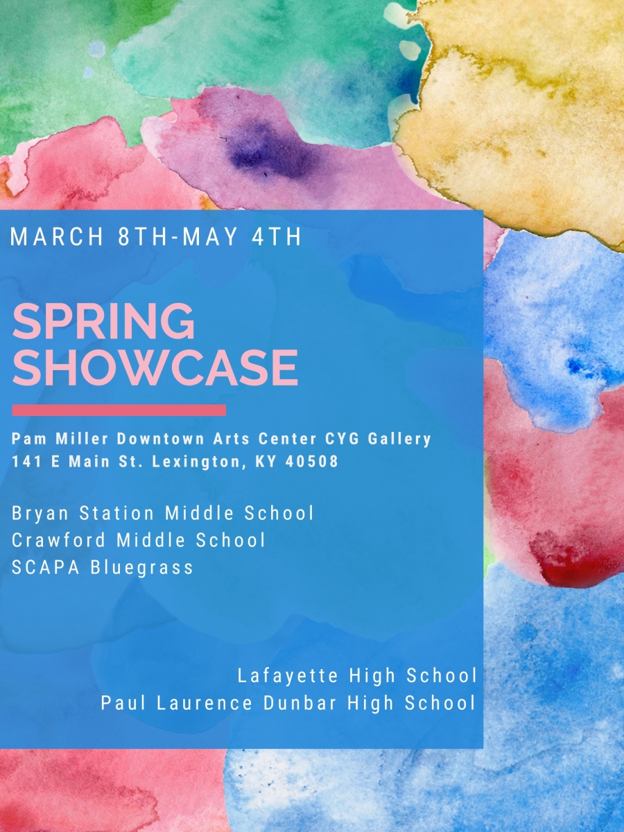 Flyer for Fayette County Public School Spring Showcase