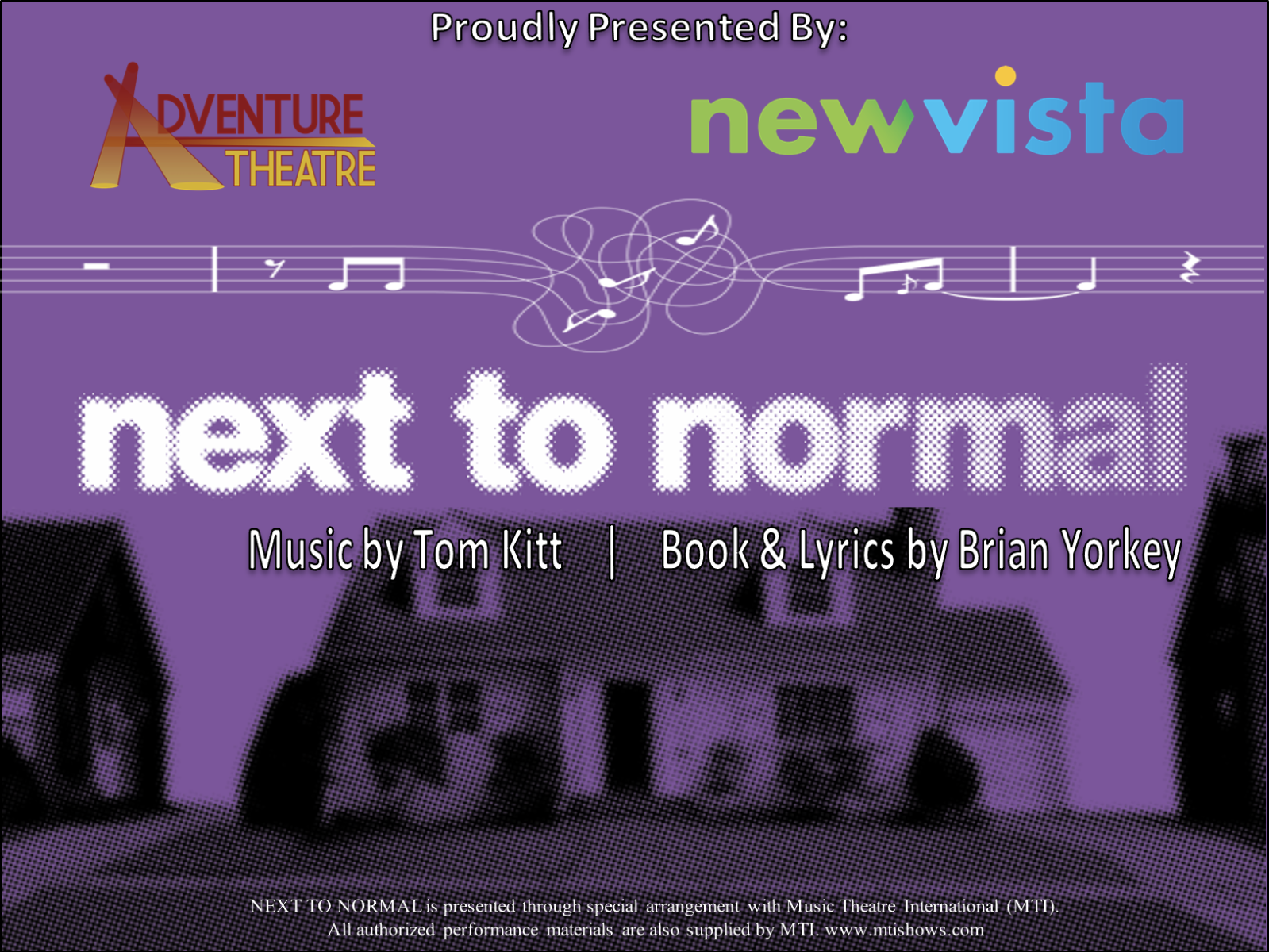 Poster for Next to Normal show 