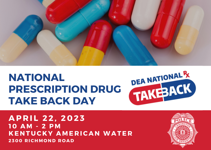 DEA Drug Take Back Day – April 22, 2023 | City of Lexington