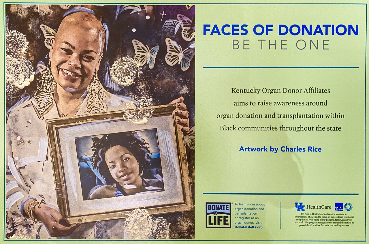 Faces of Donation - Artwork by Charles Rice
