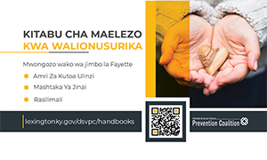 Swahili translation of handbook