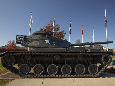 Tank at Veterans Park