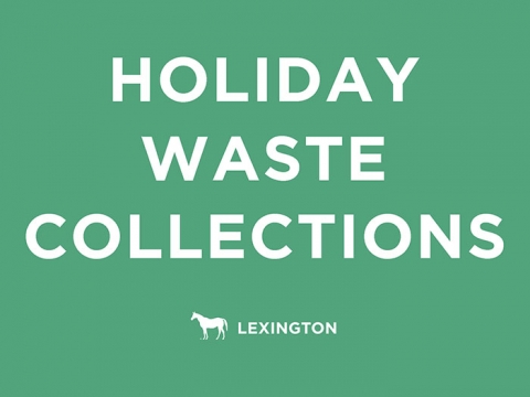 Holiday waste collections