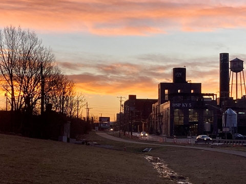 The Distillery District at sunrise
