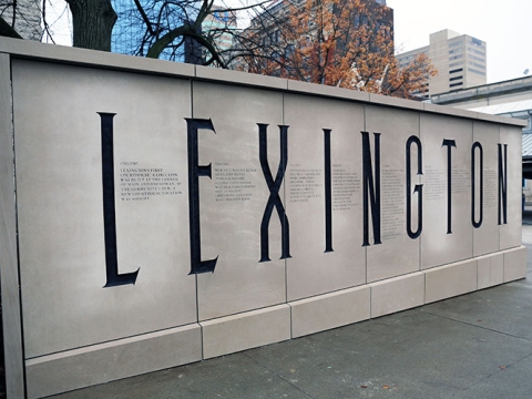 Lexington sign